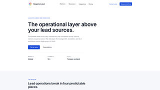 Screenshot of megatronlead.com