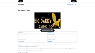 Thumbnail of bigdaddyx.org