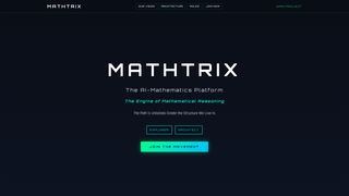 Screenshot of mathtrix.ai
