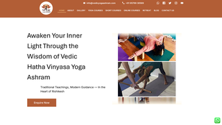 Thumbnail of vedicyogaashram.com