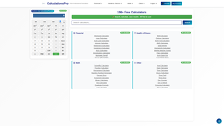 Thumbnail of calculationspro.com