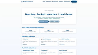 Thumbnail of bestspacecoast.com