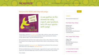 Thumbnail of rallysongscollective.com