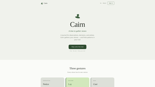 Screenshot of mycairns.app