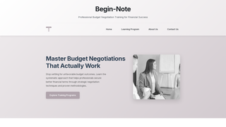 Thumbnail of begin-note.com