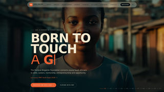 Screenshot of pumezamngambifoundation.org
