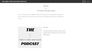 Thumbnail of thefamilyfirstboutiquepodcast.com