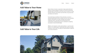 Thumbnail of creekdesigncompany.com