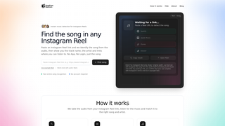Screenshot of songfromreel.com