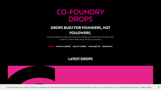 Thumbnail of cofoundrydrops.com