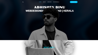 Screenshot of abhishekbinu.com