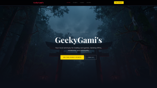 Screenshot of geekygamis.com