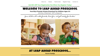 Thumbnail of myleapaheadpreschool.com