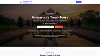 Thumbnail of humayunstombtickets.com