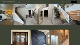 Screenshot of rufinocarpentry.com