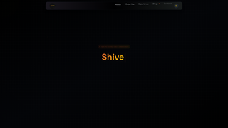 Screenshot of shiven.dev