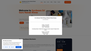 Thumbnail of gurdwaraweinheim.com