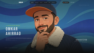 Screenshot of omkarahirrao.tech
