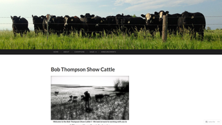 Screenshot of bobthompsonshowcattle.com