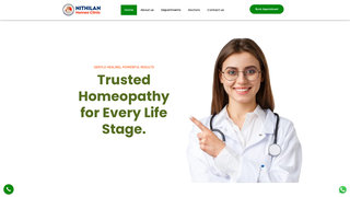 Thumbnail of nithilanhomeoclinic.com