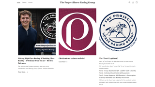 Thumbnail of theprojecthorseracinggroup.com