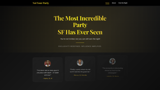 Thumbnail of notyourparty.com