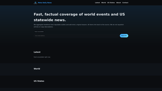 Thumbnail of metadailynews.org