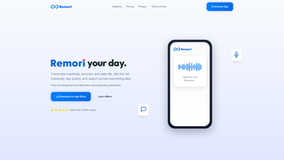 Screenshot of remori.ai