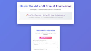 Thumbnail of promptforgeapp.com