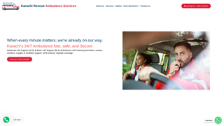 Thumbnail of karachirescueambulanceservices.com