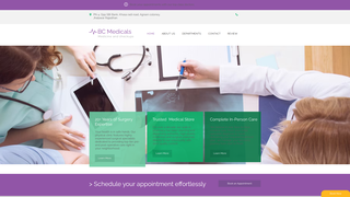 Screenshot of bcmedicals.store