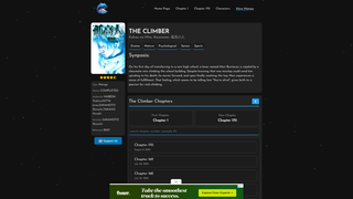 Thumbnail of theclimbermanga.com