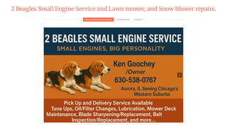 Thumbnail of 2beaglessmallengineservice.com