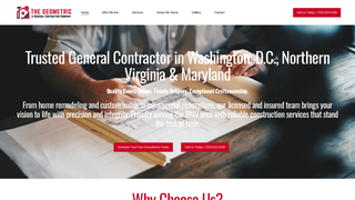 Thumbnail of thegeometriccontractors.com