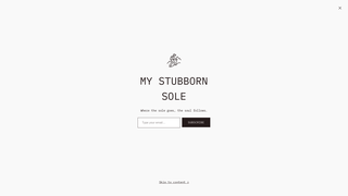 Thumbnail of mystubbornsole.com