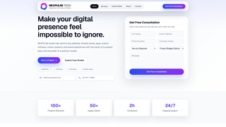 Screenshot of nexpulsetech.com