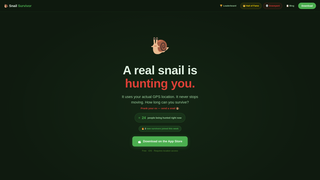 Screenshot of snailsurvivor.app