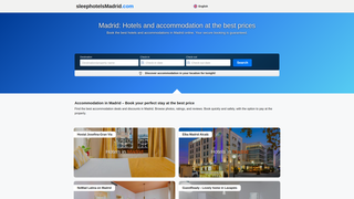 Thumbnail of sleephotelsmadrid.com