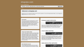 Thumbnail of shopzips.com