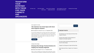 Thumbnail of shoerackforentryway.com
