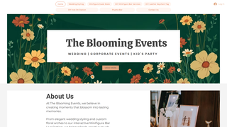 Thumbnail of thebloomingevents.com