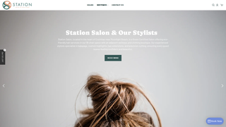 Screenshot of shopstationsalon.com