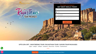Thumbnail of rajasthantrippackages.com