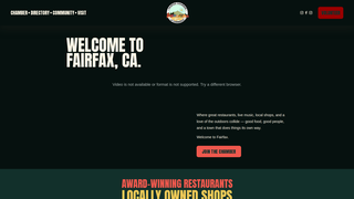 Screenshot of visitfairfaxca.org