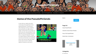 Thumbnail of pseudophriends.com