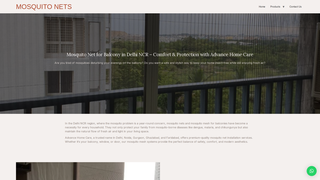 Thumbnail of mosquitonetforbalcony.com