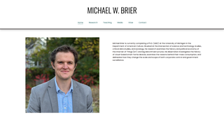 Thumbnail of michaelwbrier.com
