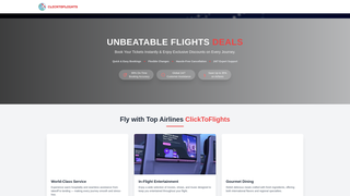 Thumbnail of clicktoflights.com