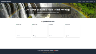 Thumbnail of zambiaculturalheritage.com