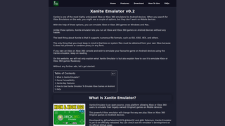 Thumbnail of xaniteemulator.com